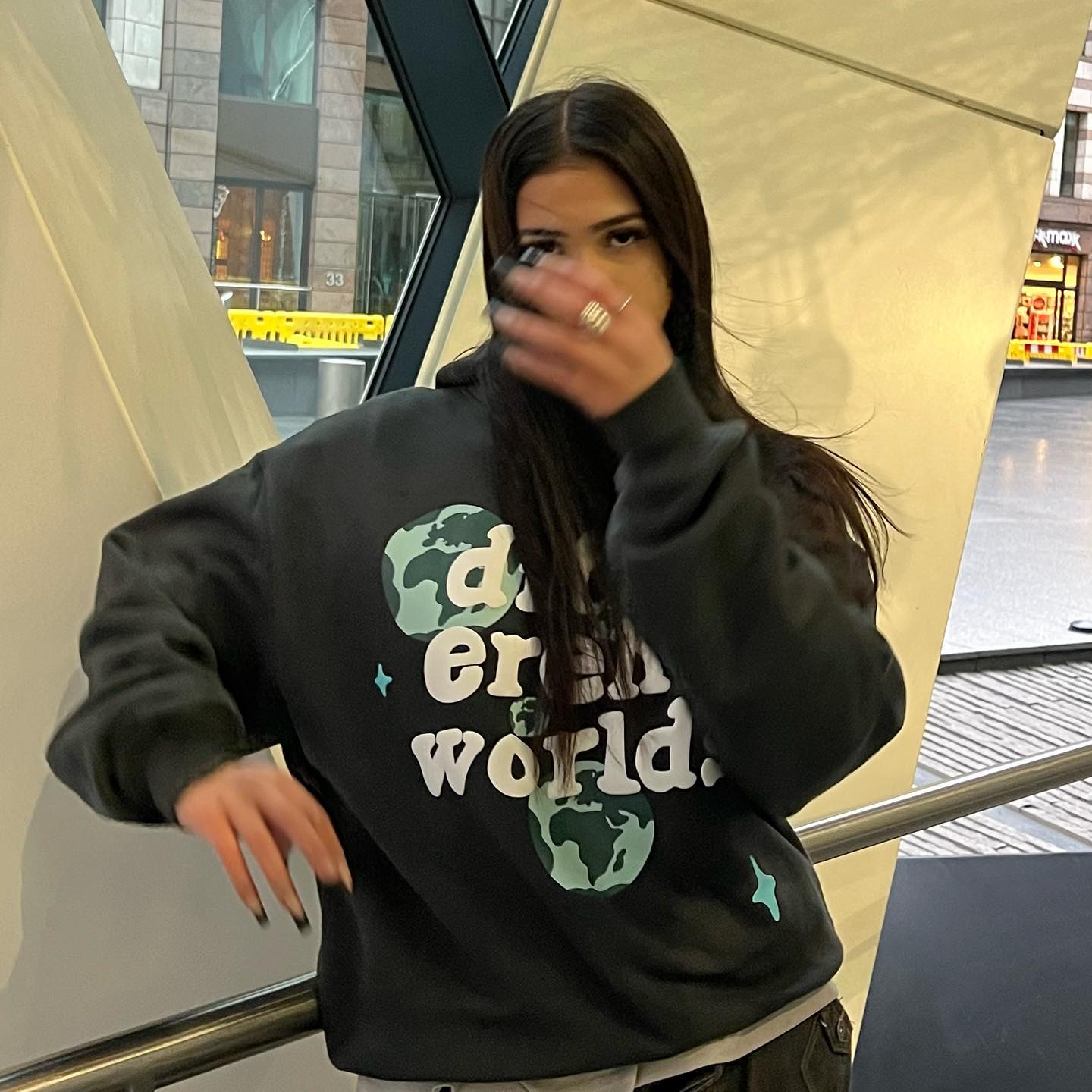 Broken Planet Different Worlds Hoodie Black