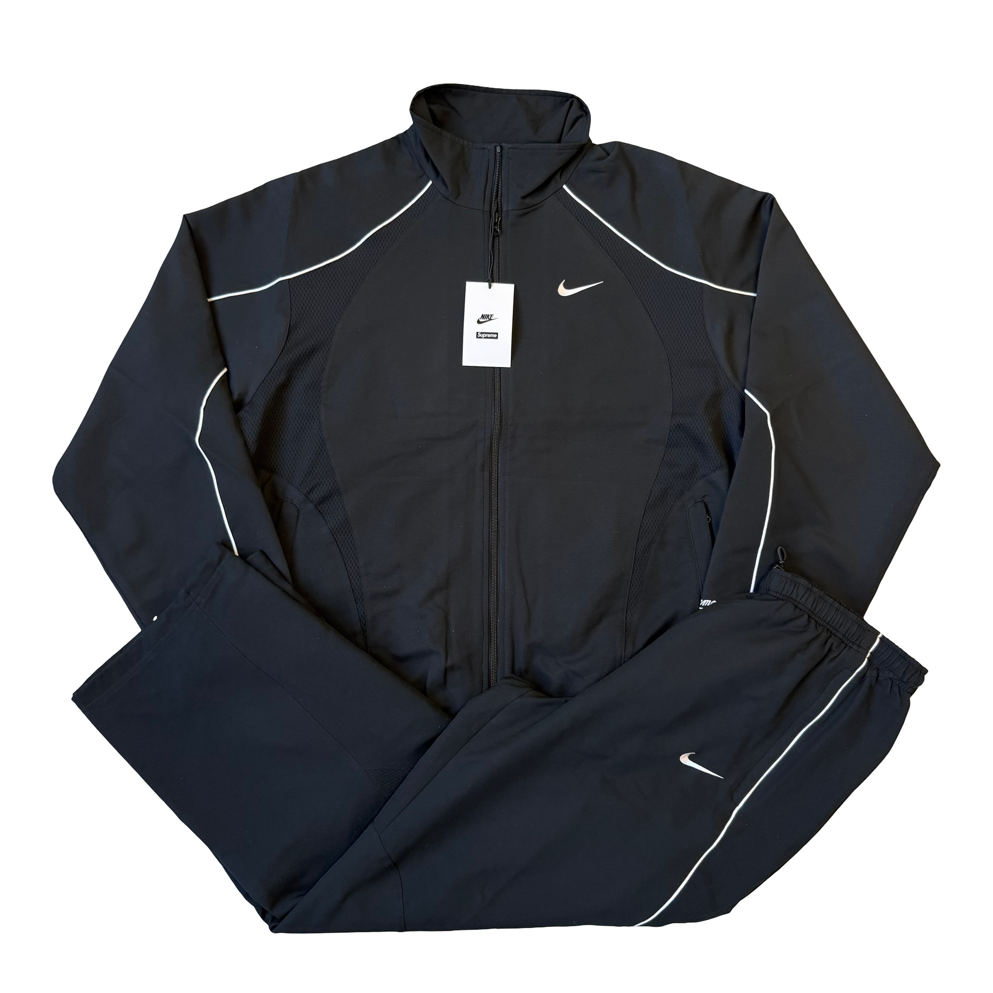 Nike x Supreme World Famous Shell Suit Black