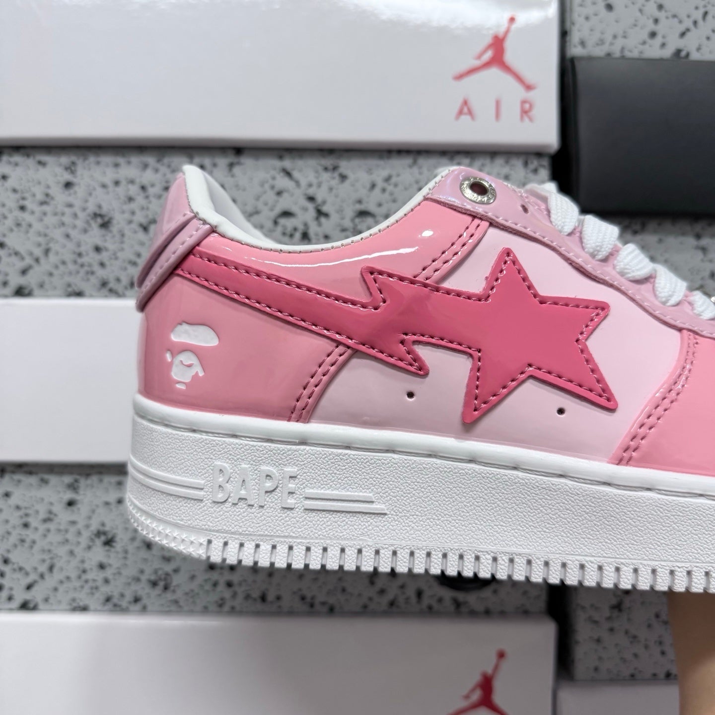 A Bathing Ape Bapesta Pink