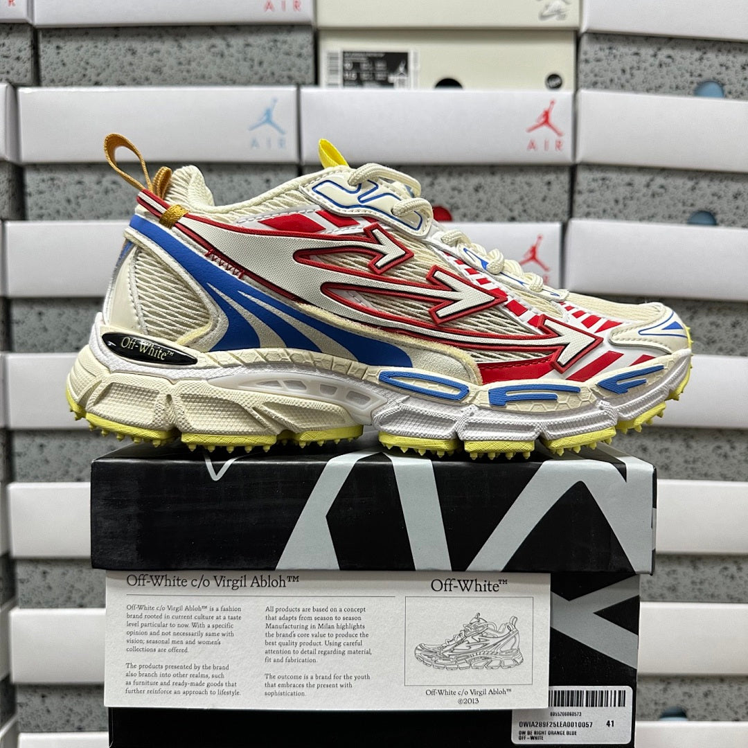Off-White Be Right Back White Red Yellow