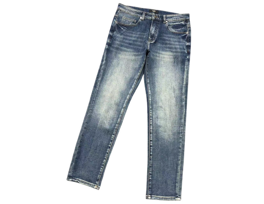 Fendi Square Denim Jeans Blue