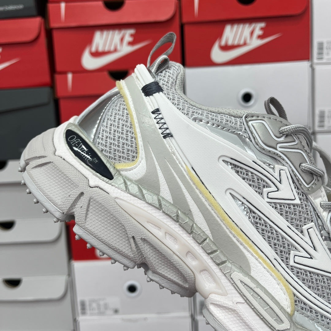Off-White Be Right Back White Metallic Grey