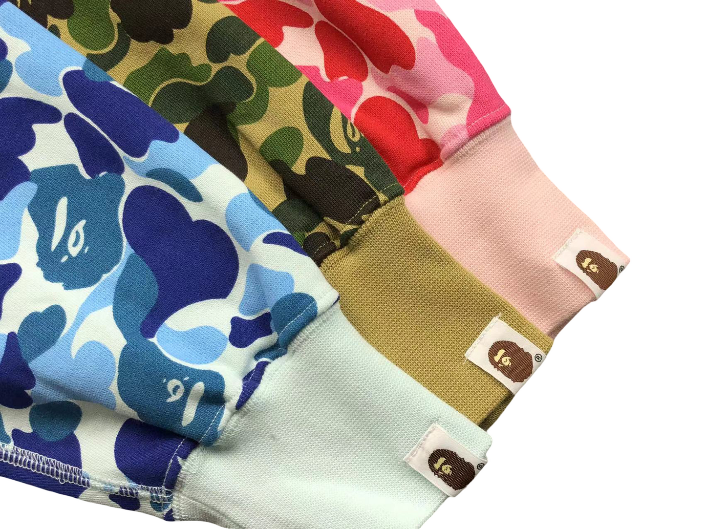 BAPE ABC Camo Shark Full Zip Hoodie Blue