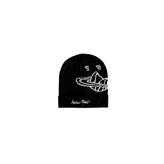 Broken Planet Outer Space Fisherman Beanie Black