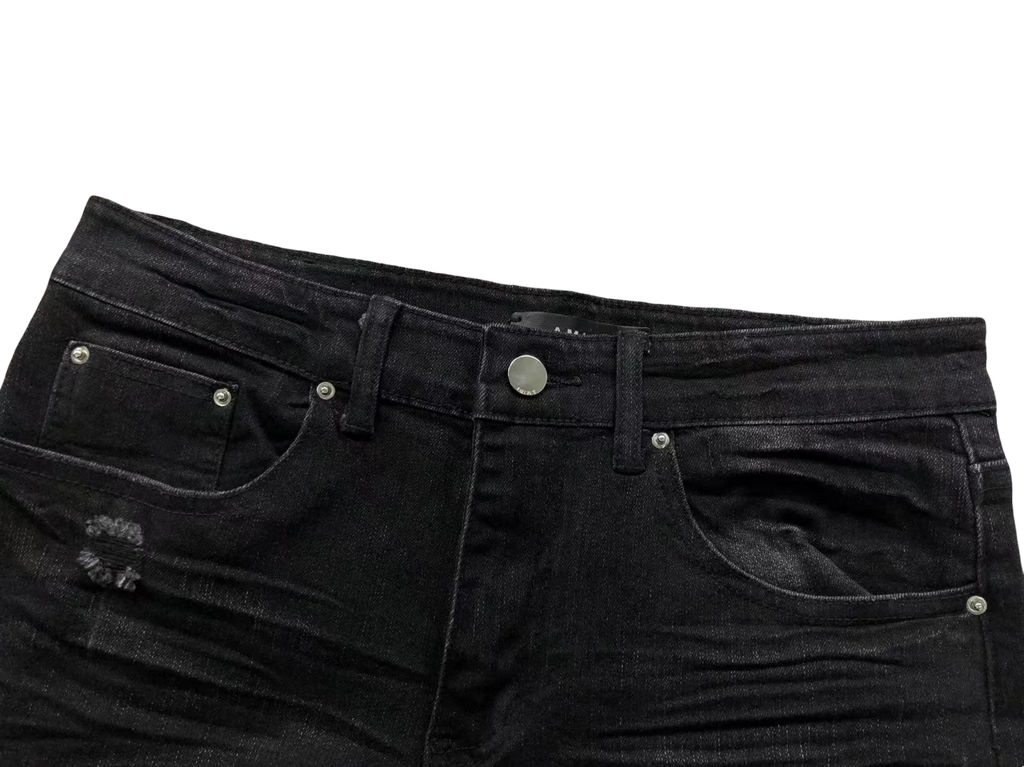 AMIRI Neon Denim Jeans Black