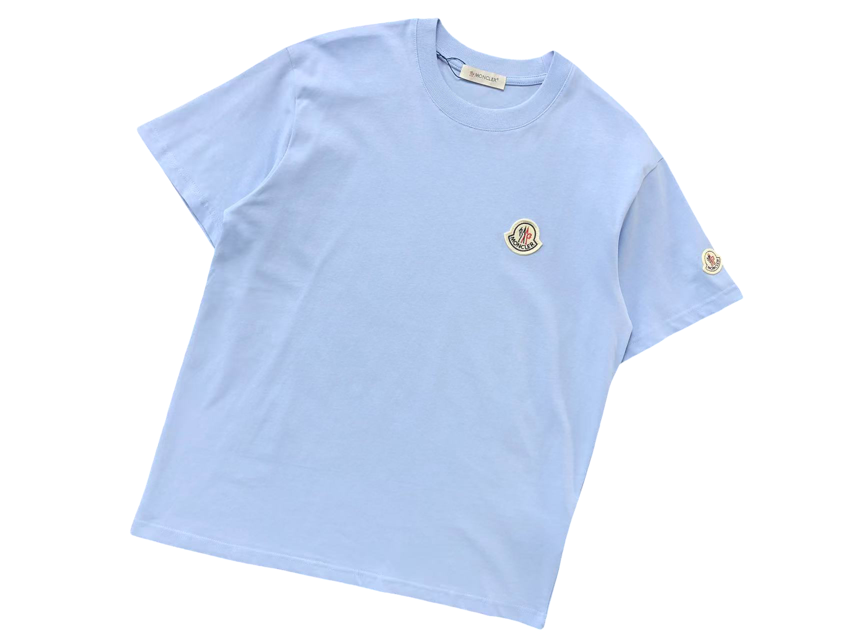 Moncler Classic Tee Light Blue
