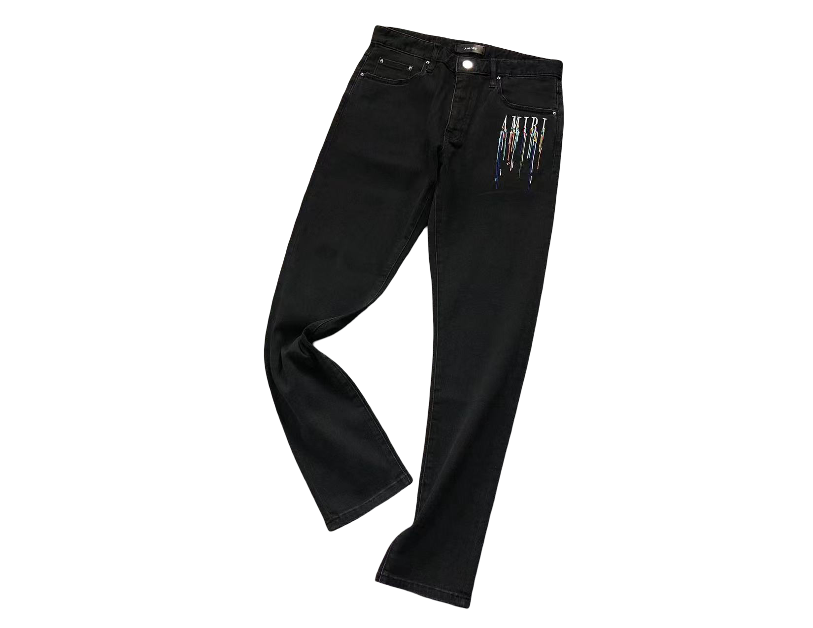 AMIRI Painted Denim Jeans Black