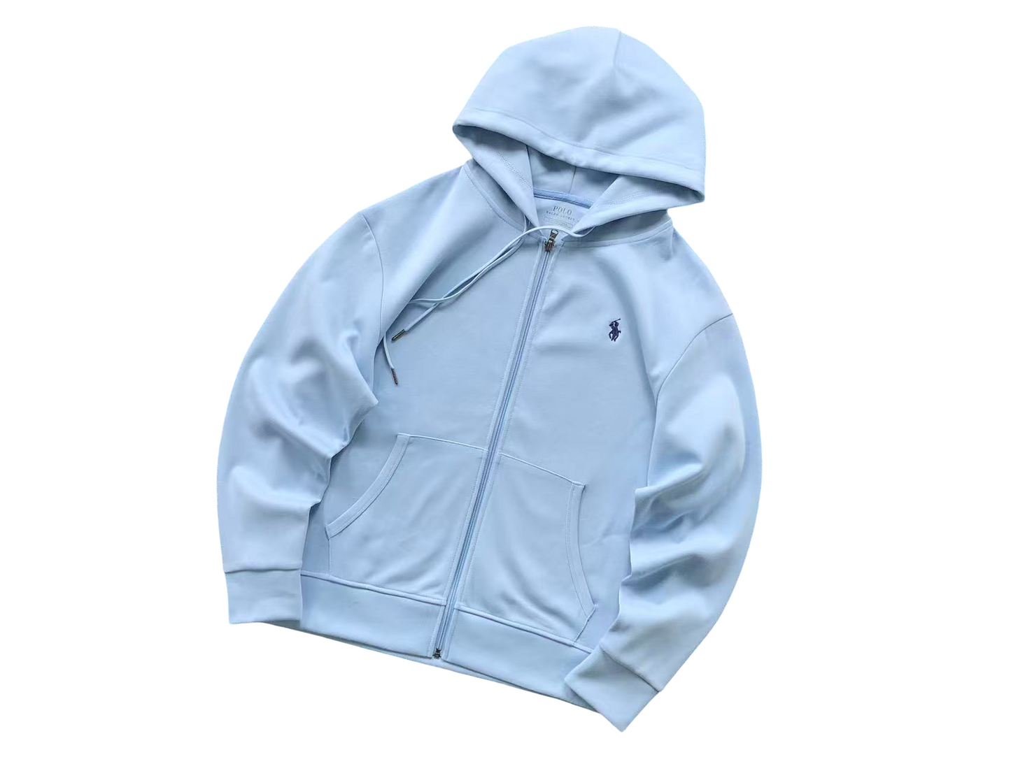 Ralph Lauren Classic Zip Hoodie Cobalt Blue