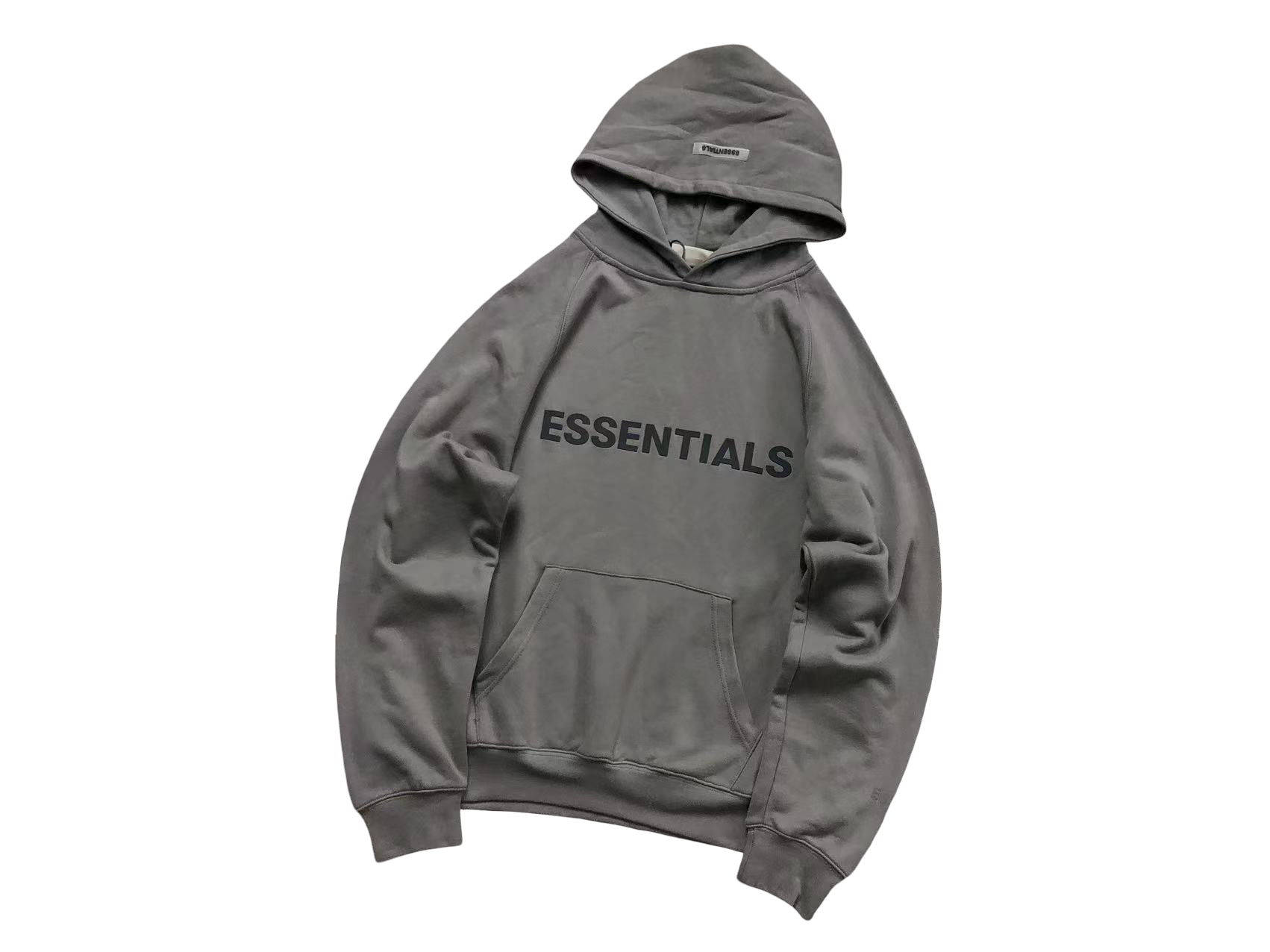 Fear Of God Essentials Hoodie Anthracite Grey