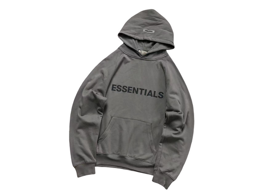 Fear Of God Essentials Hoodie Anthracite Grey