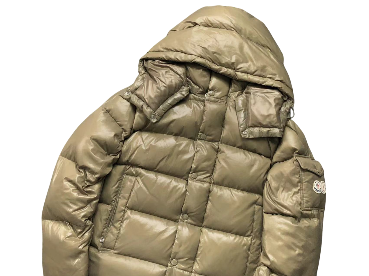 Moncler Maya 70th Anniversary Down Jacket Khaki