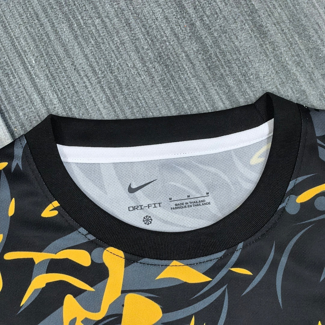 Nike Brazil Special Panther Jersey Gold