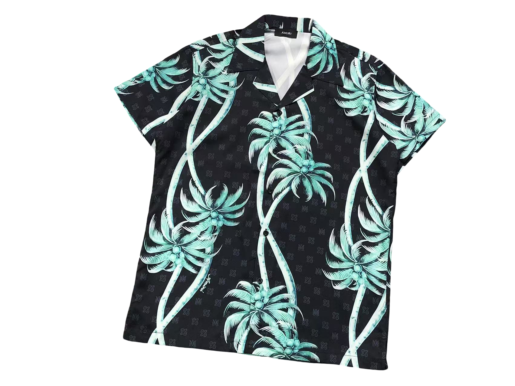AMIRI Palm Tree Short Set Black
