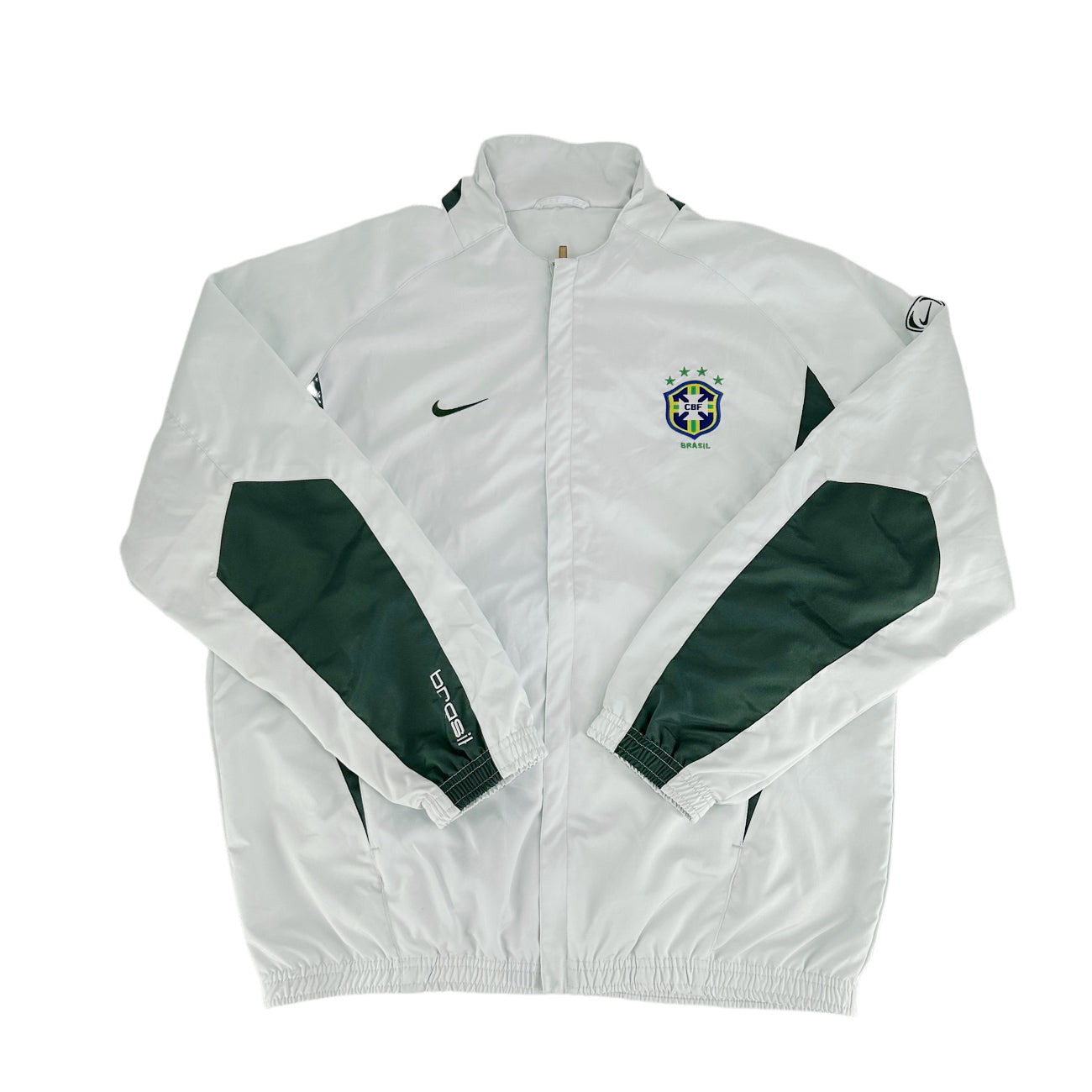 Nike Vintage Brazil Shell Suit Jacket White