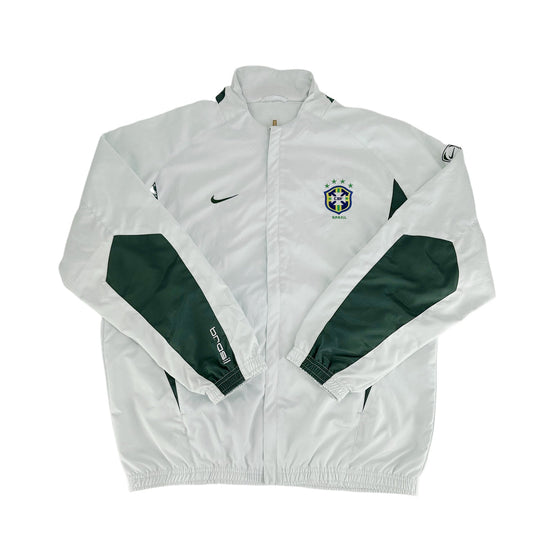 Nike Vintage Brazil Shell Suit Jacket White