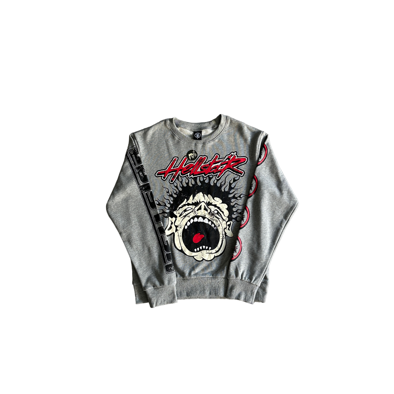 Hellstar Heaven Sounds Like Crewneck Grey