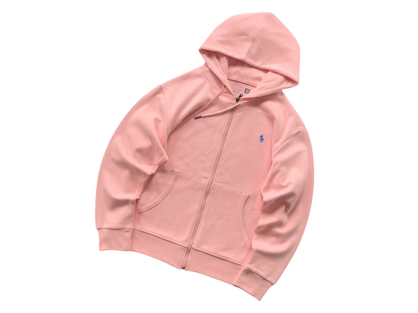 Ralph Lauren Classic Zip Hoodie Pink