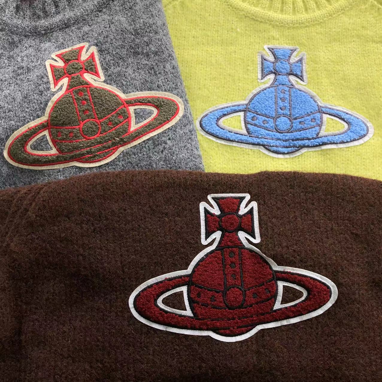 Vivienne Westwood Orb Knit Sweater Yellow