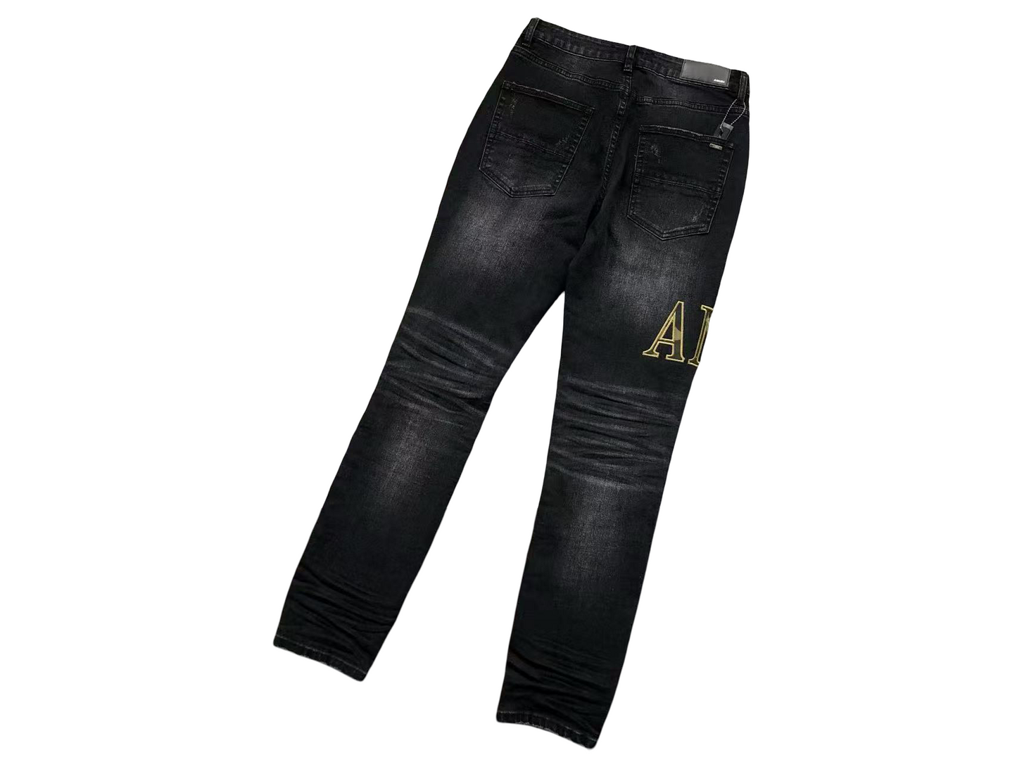AMIRI Camo Jeans Black