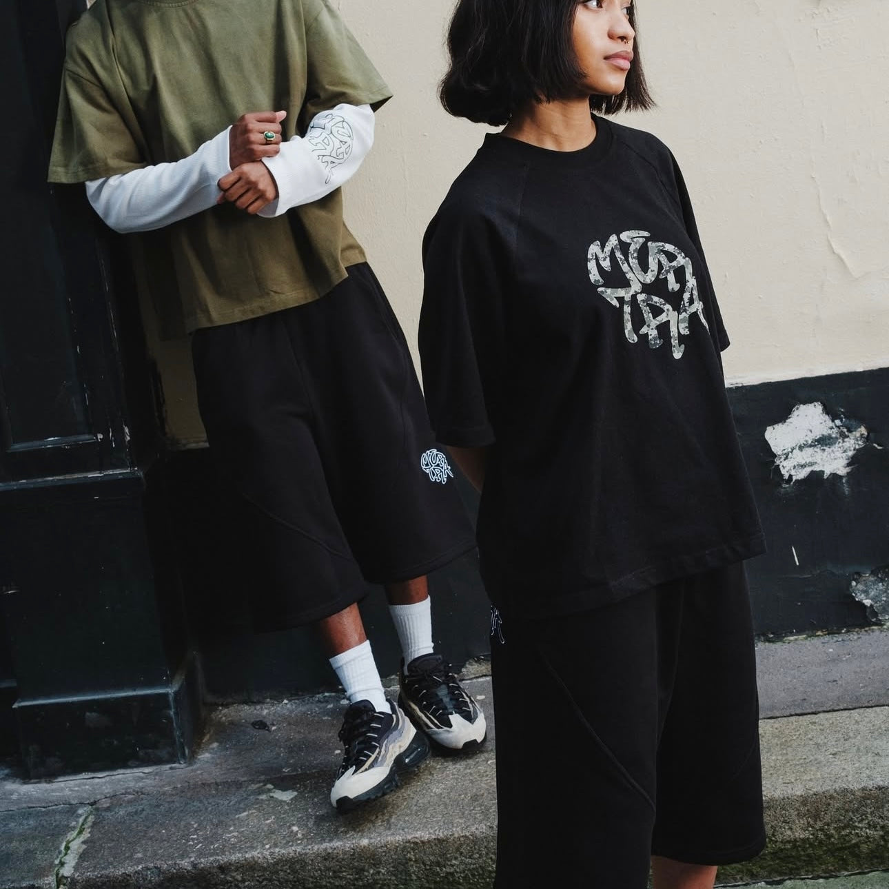 MERTRA Glitch Tee Black