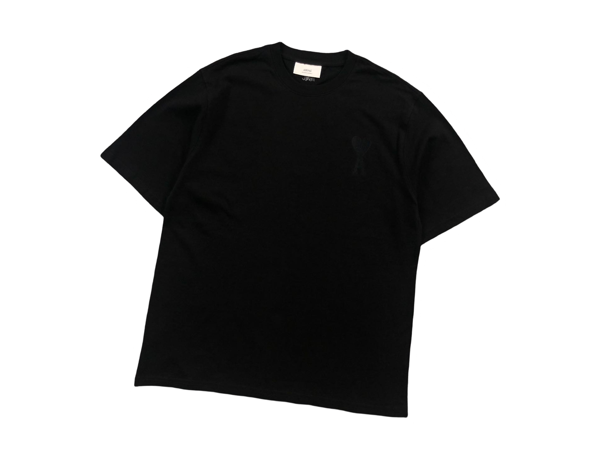 AMI Paris Pastel Fade Tee Black
