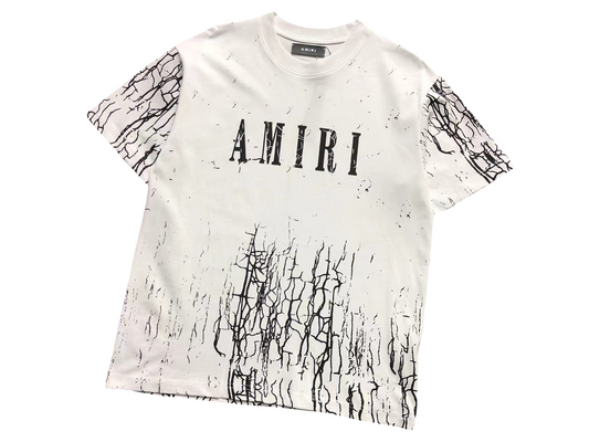AMIRI Cracked Tee White