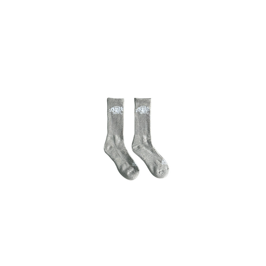 Syna Socks Grey White (2 Pairs)