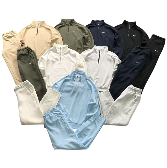 Nike Half-Zip Tracksuit Black/Navy/Khaki/Grey/Blue/Cream/White