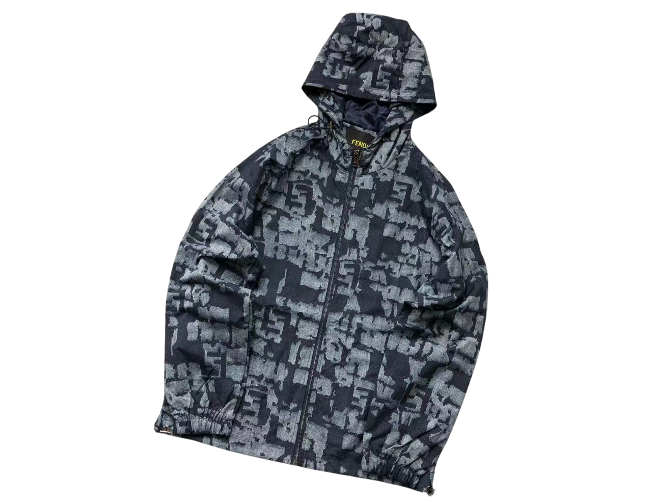 Fendi Washed Windbreaker Light Black