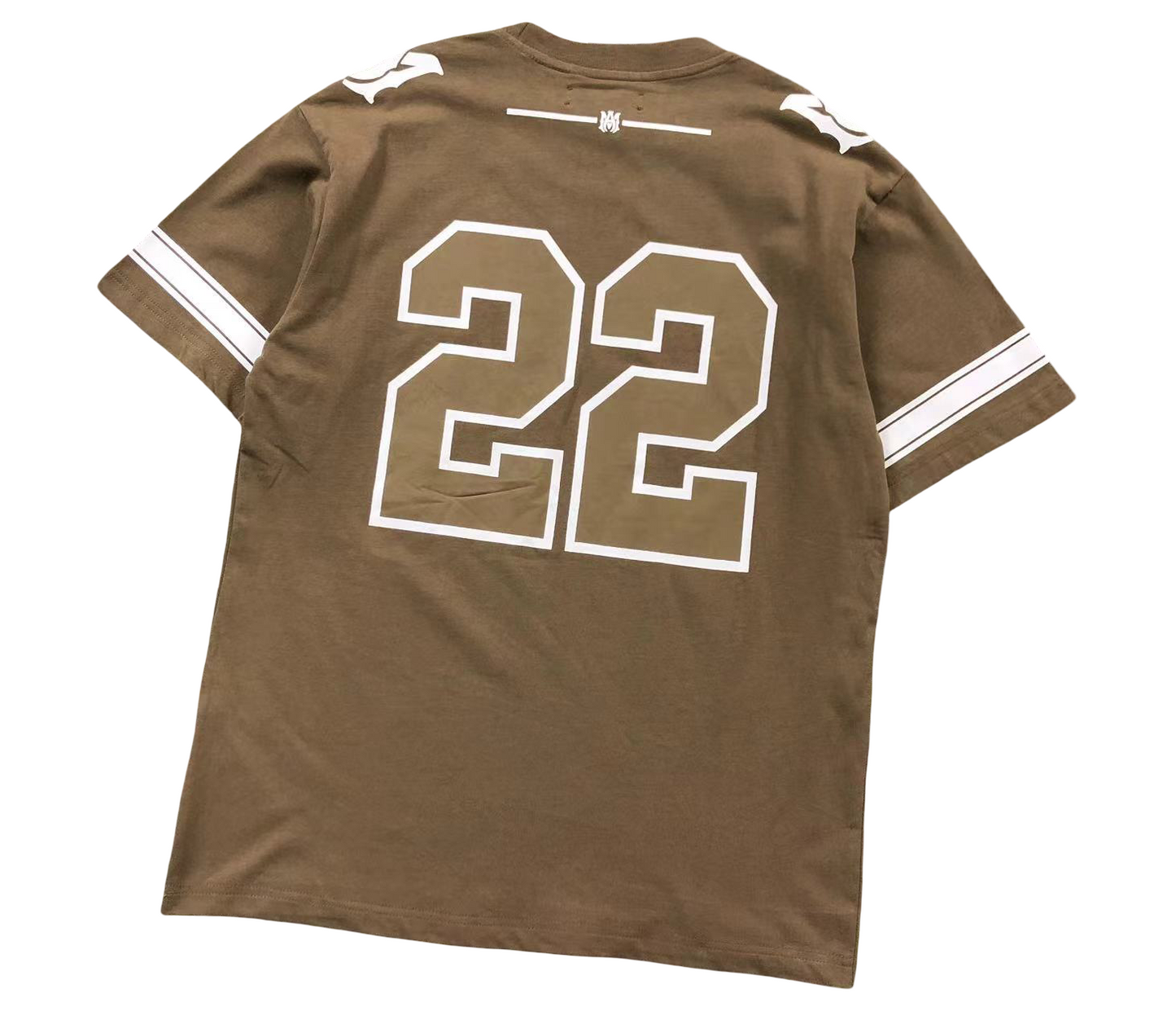 AMIRI Football 22 Tee Brown
