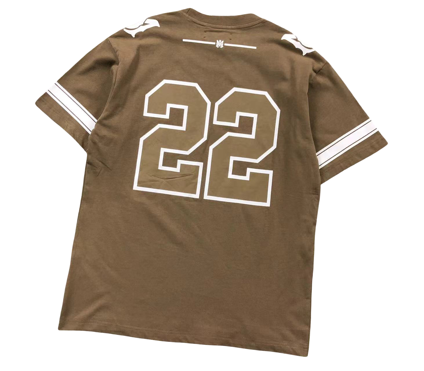 AMIRI Football 22 Tee Brown