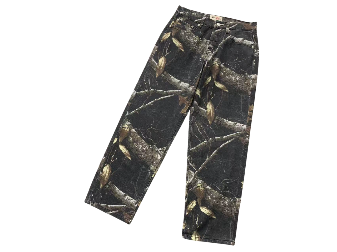 Stussy Big Ol' Leaf Jeans Black