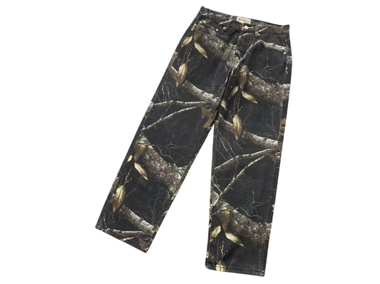 Stussy Big Ol' Leaf Jeans Black
