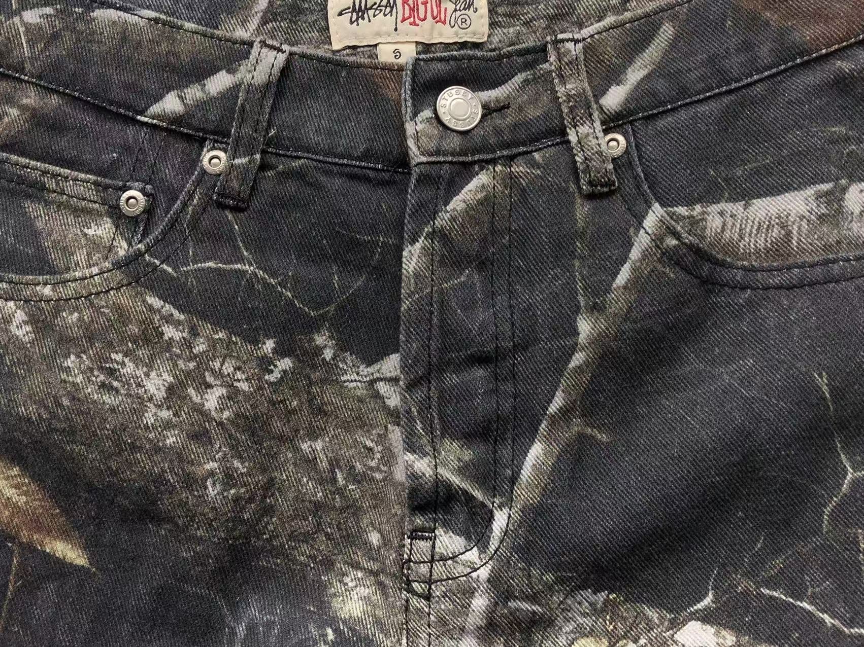 Stussy Big Ol' Leaf Jeans Black