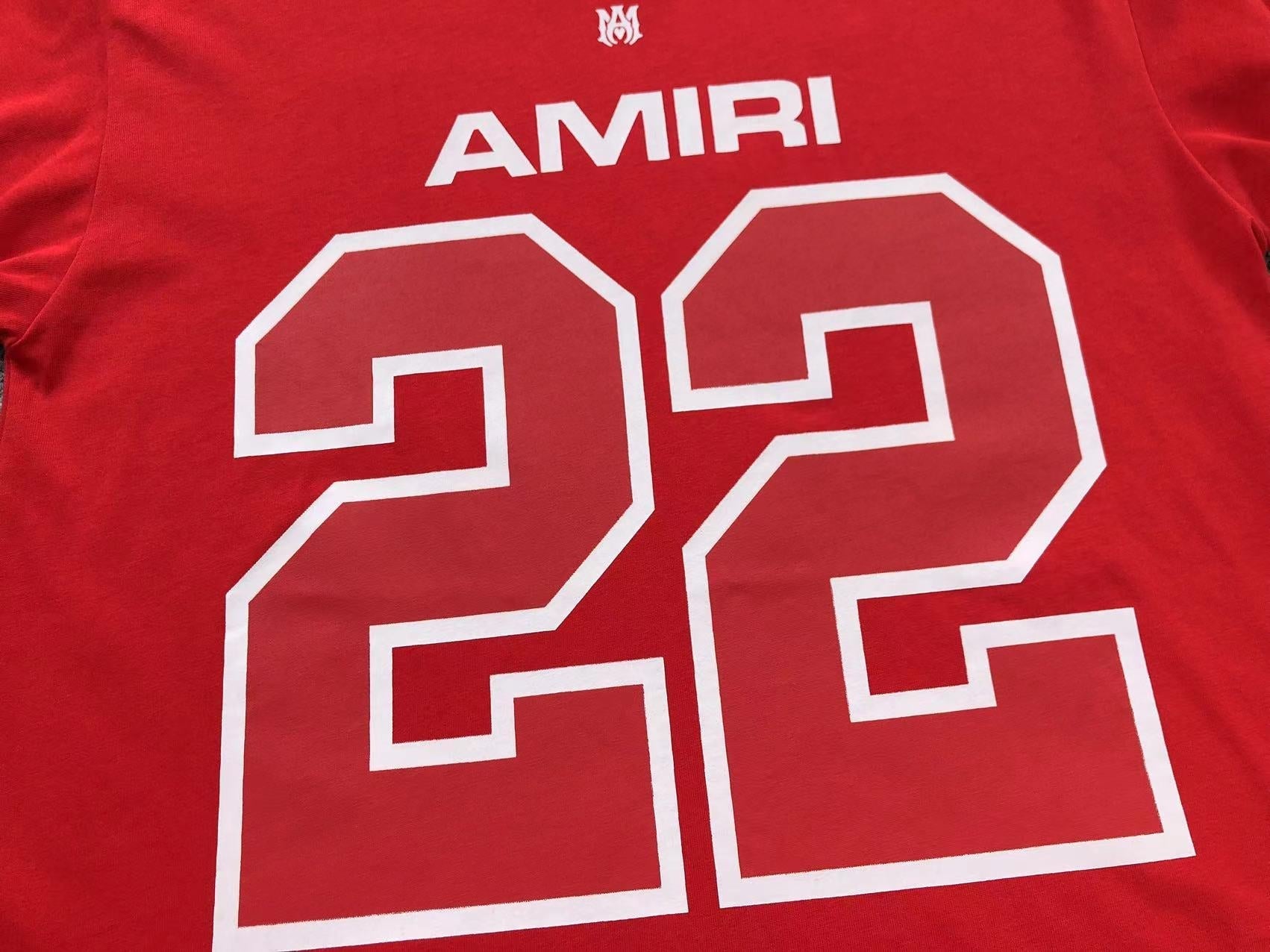 AMIRI Football 22 Tee Red
