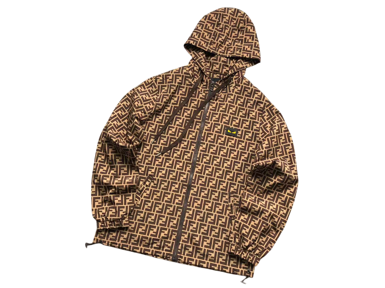 Fendi Monogram Windbreaker Khaki