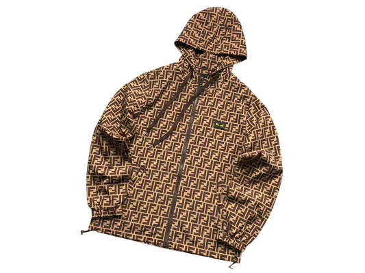 Fendi Monogram Windbreaker Khaki
