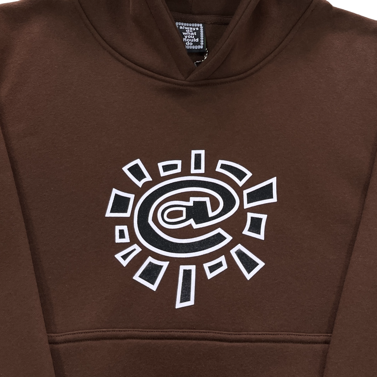 ADWYSD Classic Hoodie Brown/White