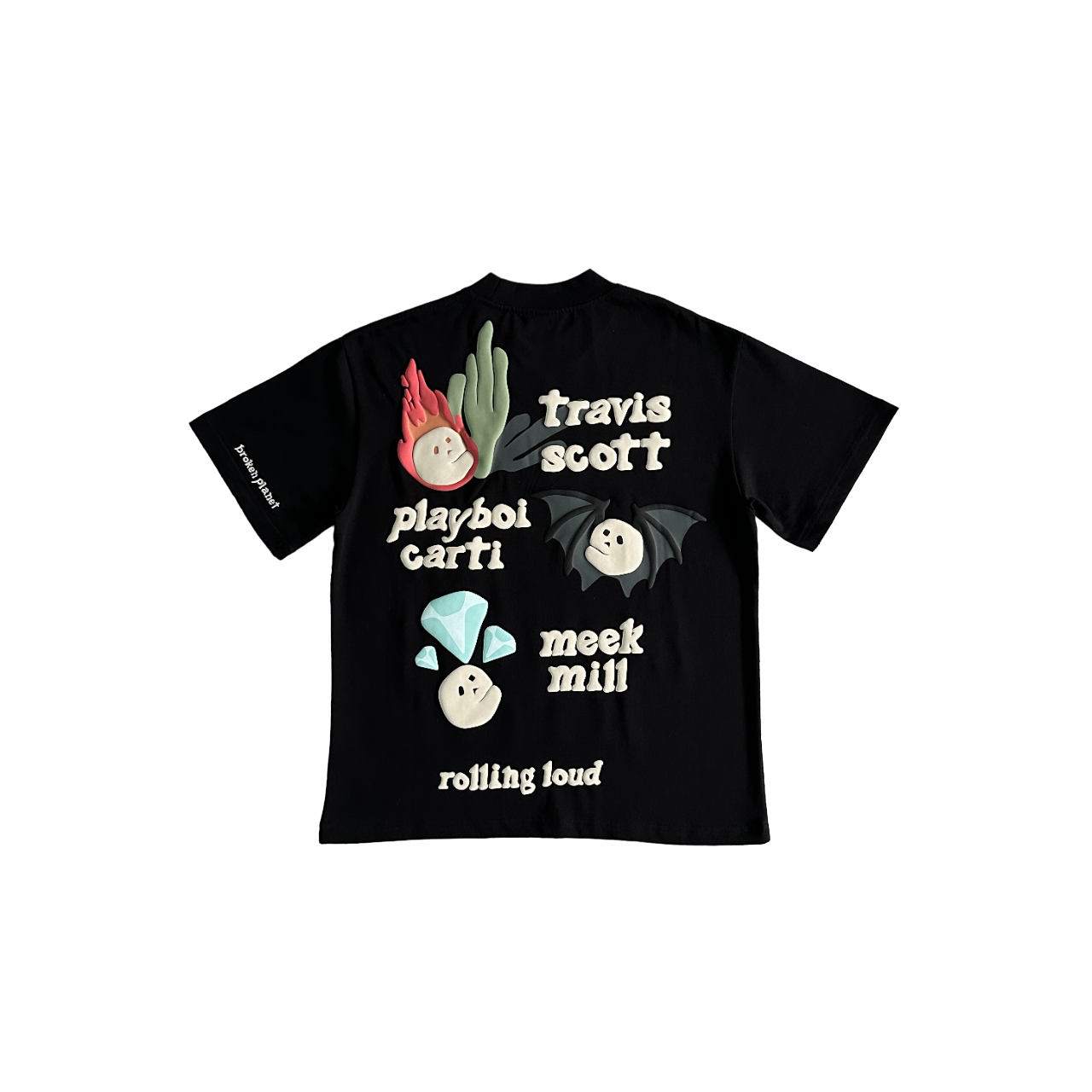 Broken Planet Rolling Loud Tee Black