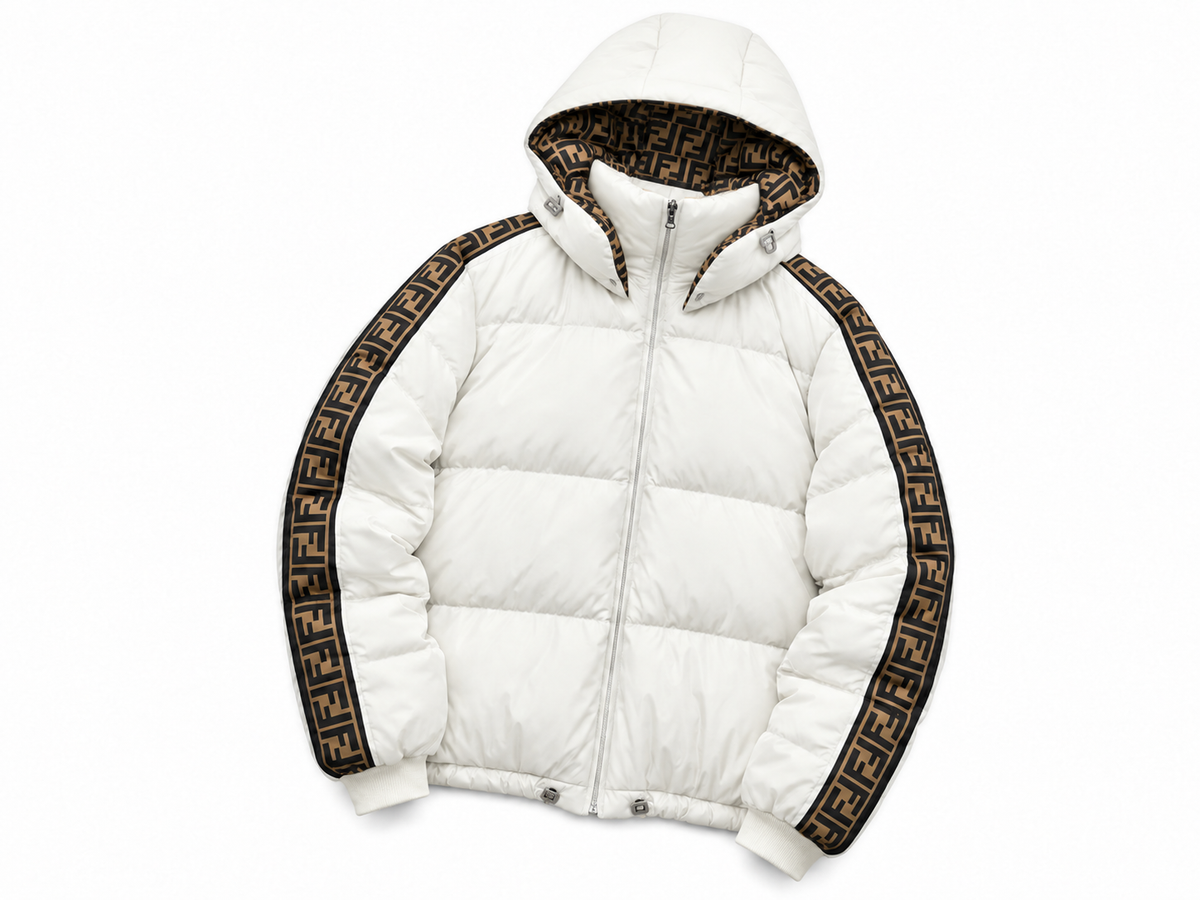 Fendi Reversible Puffer Jacket White