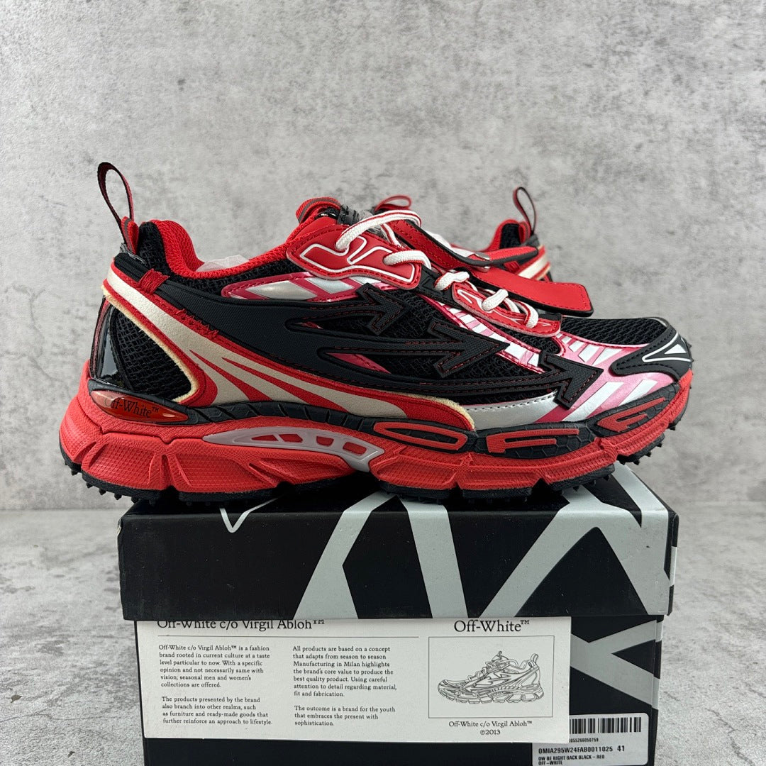 Off-White Be Right Back Black Red