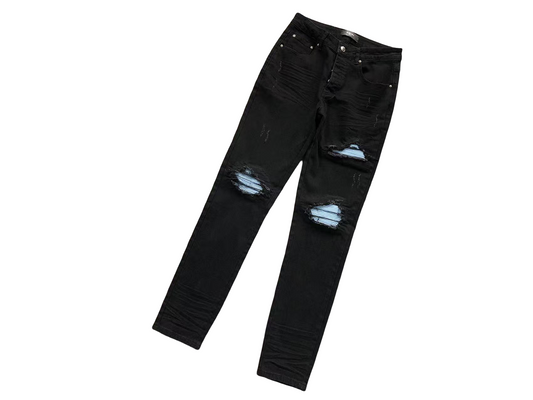 AMIRI Blue Hole Jeans Black