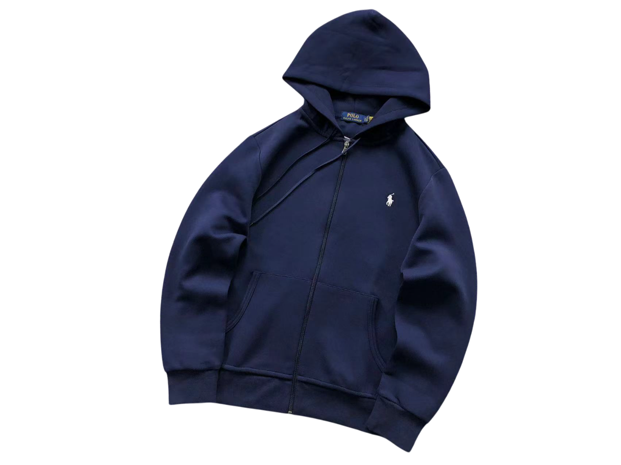 Ralph Lauren Classic Zip Hoodie Navy