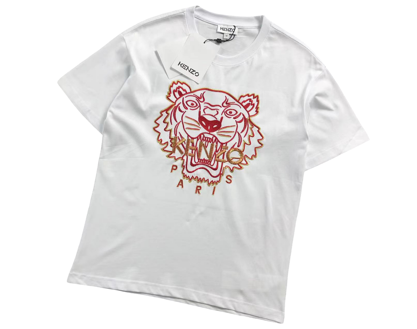 KENZO Tiger Tee White/Red/Gold