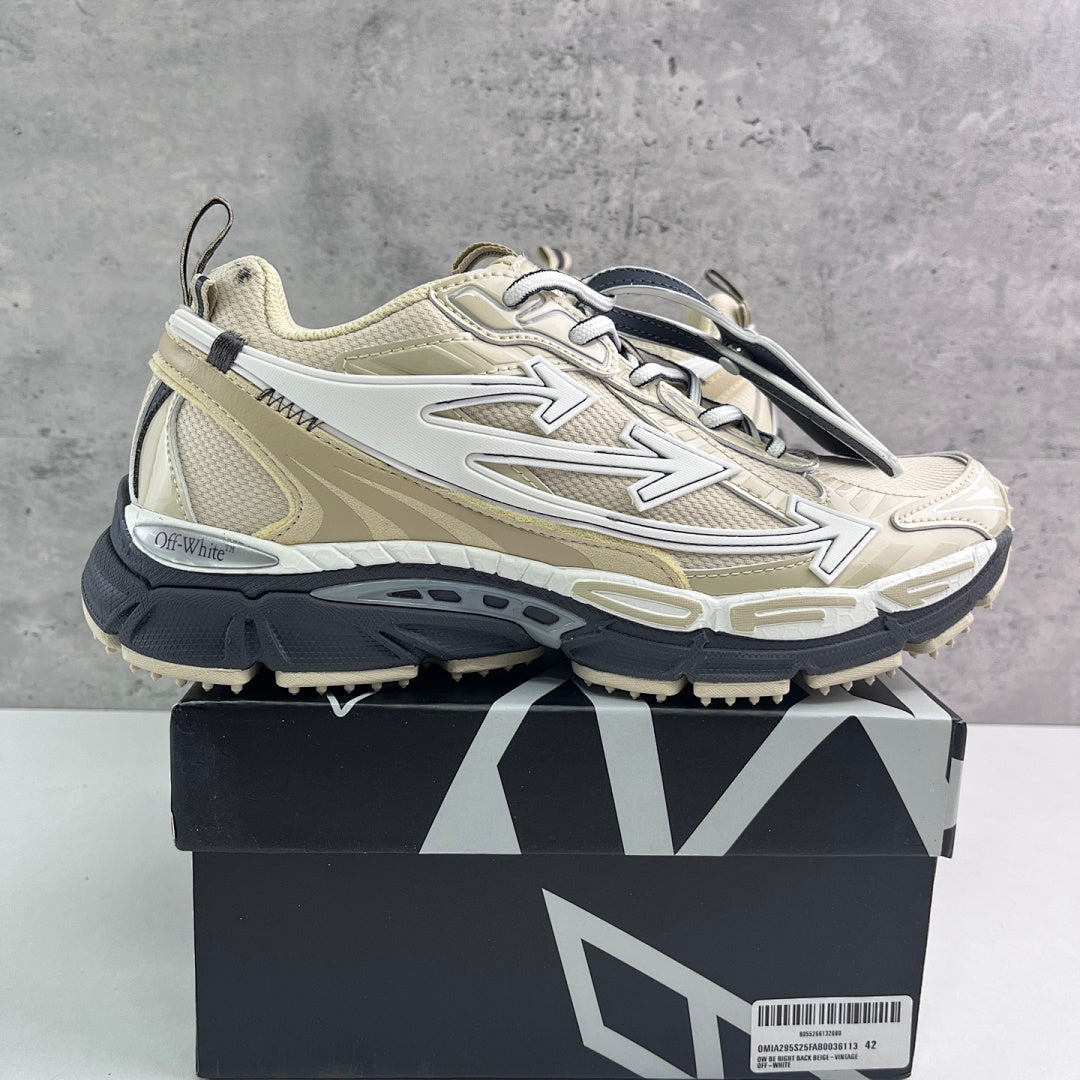 Off-White Be Right Back Cream White Black