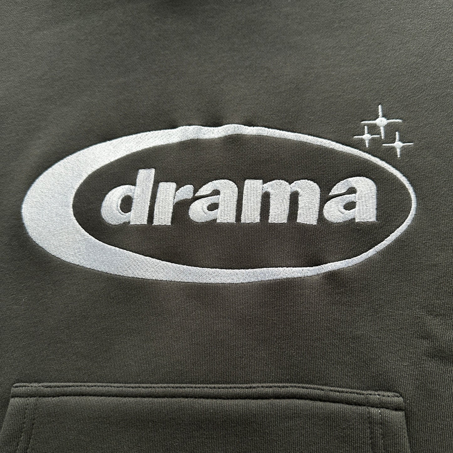 Drama Call Vintage Hoodie Grey