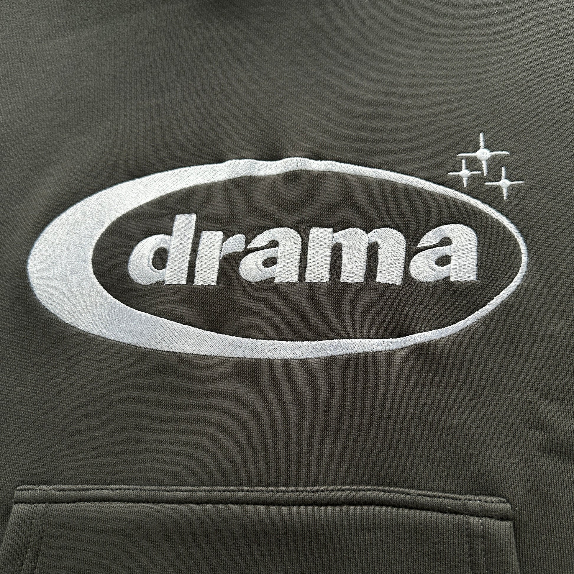 Drama Call Vintage Hoodie Grey