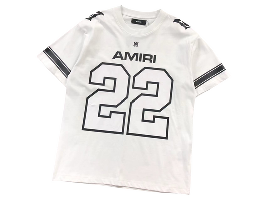 AMIRI Football 22 Tee White