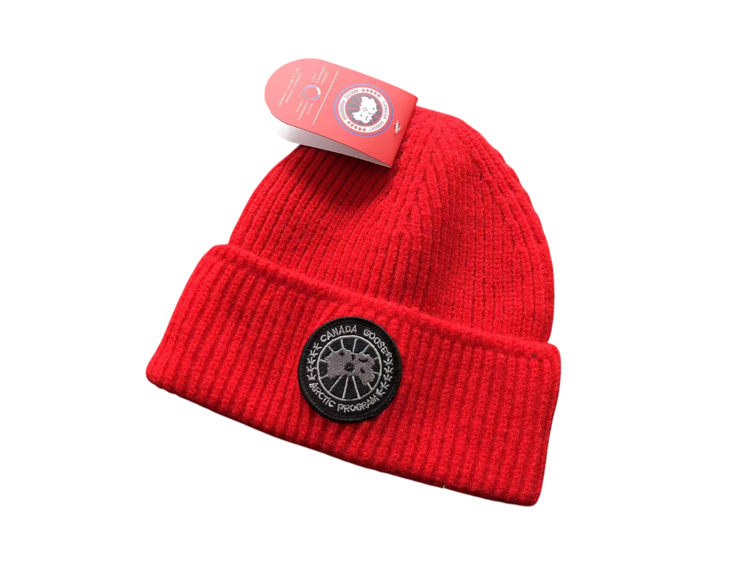 Canada Goose Beanie Red/Black