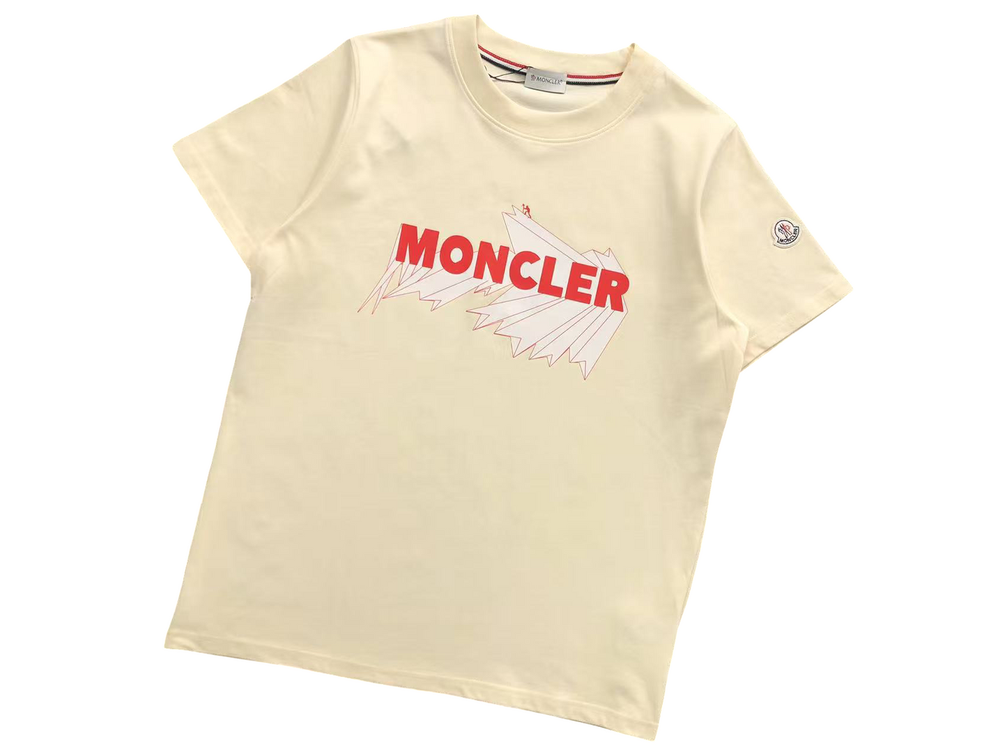 Moncler Origami Tee Cream